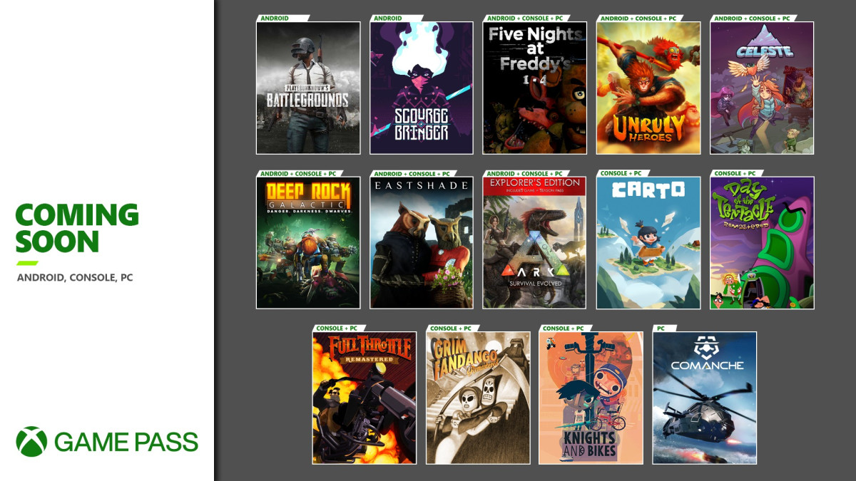 Xbox Game Pass: confira os jogos que entrarão no catálogo do serviço em  novembro - GameBlast